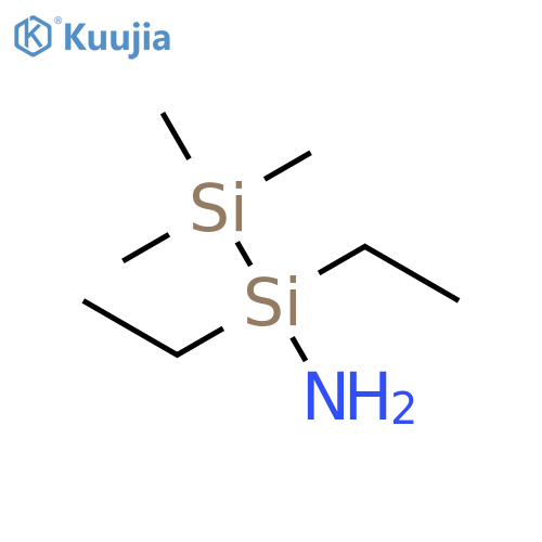 Disilanamine, 1,1-diethyl-2,2,2-trimethyl- structure
