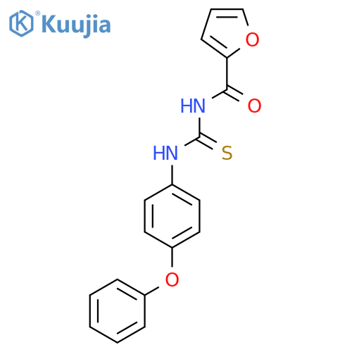 3-(furan-2-carbonyl)-1-(4-phenoxyphenyl)thiourea structure