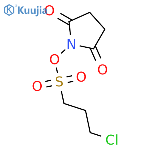 1-[(3-Chloropropane-1-sulfonyl)oxy]pyrrolidine-2,5-dione structure