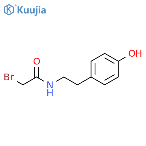 Acetamide, 2-bromo-N-[2-(4-hydroxyphenyl)ethyl]- structure