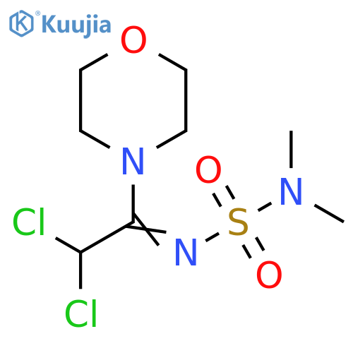 Morpholine, 4-[2,2-dichloro-1-[[(dimethylamino)sulfonyl]imino]ethyl]- structure