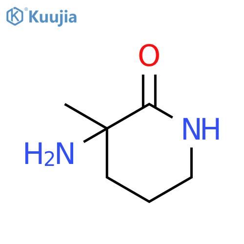 3-amino-3-methyl-2-Piperidinone structure
