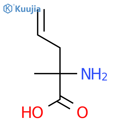 4-Pentenoic acid,2-amino-2-methyl- structure