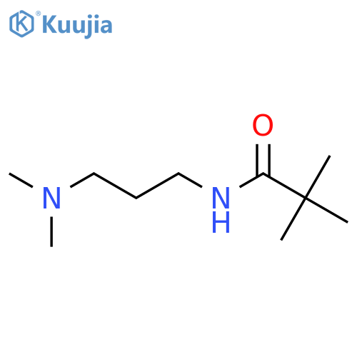 N-3-(dimethylamino)propyl-2,2-dimethylpropanamide structure