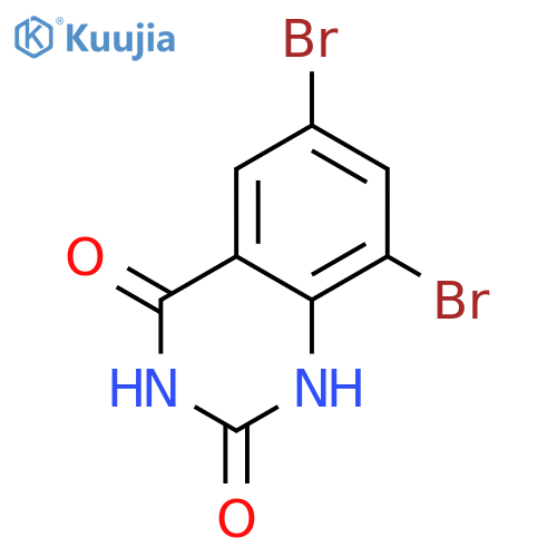6,8-dibromoquinazoline-2,4(1H,3H)-dione structure
