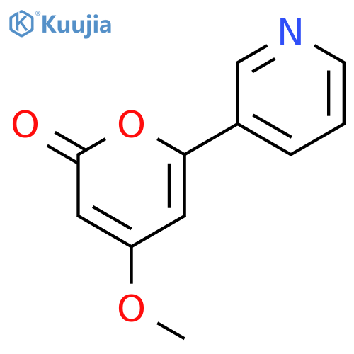 2H-Pyran-2-one,4-methoxy-6-(3-pyridinyl)- structure