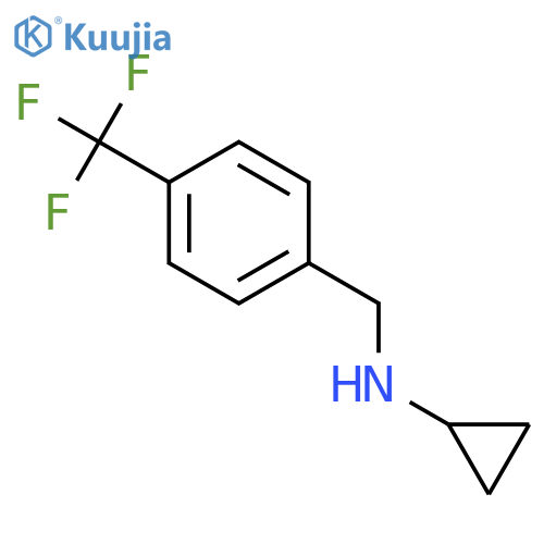N-4-(Trifluoromethyl)benzylcyclopropanamine structure