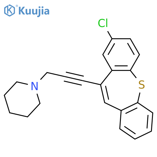 PIPERIDINE, 1-[3-(8-CHLORODIBENZO[B,F]THIEPIN-10-YL)-2-PROPYNYL]- structure