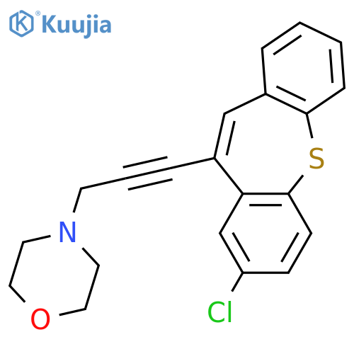 Morpholine, 4-[3-(8-chlorodibenzo[b,f]thiepin-10-yl)-2-propynyl]- structure