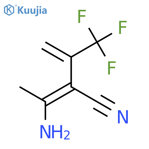 2-BUTENENITRILE, 3-AMINO-2-[1-(TRIFLUOROMETHYL)ETHENYL]- structure