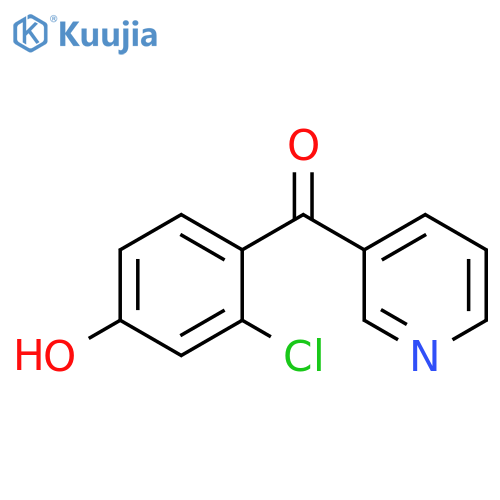 Methanone, (2-chloro-4-hydroxyphenyl)-3-pyridinyl- structure