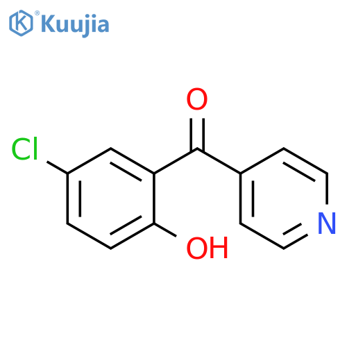 Methanone, (5-chloro-2-hydroxyphenyl)-4-pyridinyl- structure