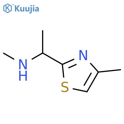 methyl1-(4-methyl-1,3-thiazol-2-yl)ethylamine structure