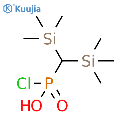 PHOSPHONOCHLORIDIC ACID, [BIS(TRIMETHYLSILYL)METHYL]- structure