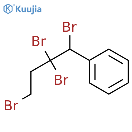 Benzene, (1,2,2,4-tetrabromobutyl)- structure