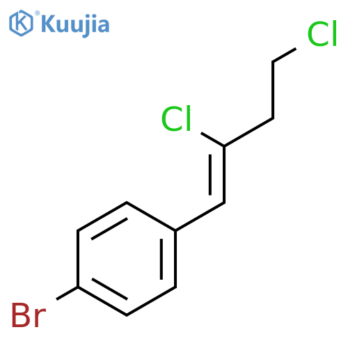 BENZENE, 1-BROMO-4-[(1Z)-2,4-DICHLORO-1-BUTENYL]- structure