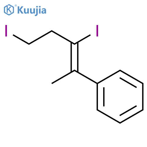BENZENE, [(1Z)-2,4-DIIODO-1-METHYL-1-BUTENYL]- structure