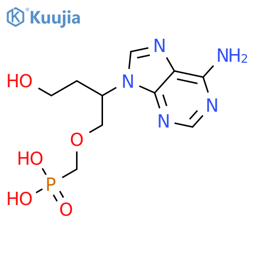 Phosphonic acid, [[2-(6-amino-9H-purin-9-yl)-4-hydroxybutoxy]methyl]- structure