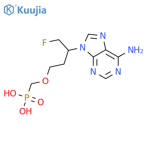Phosphonic acid, [[3-(6-amino-9H-purin-9-yl)-4-fluorobutoxy]methyl]- structure