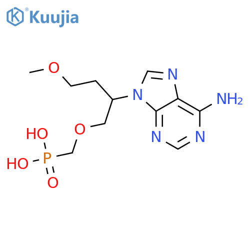 Phosphonic acid, [[2-(6-amino-9H-purin-9-yl)-4-methoxybutoxy]methyl]- structure