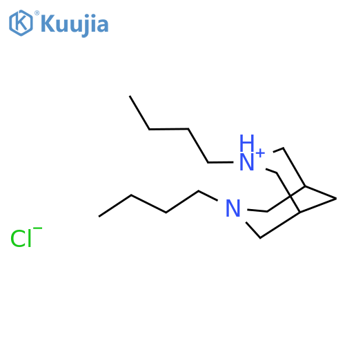 3,7-Diazabicyclo[3.3.1]nonane,3,7-dibutyl-, hydrochloride (1:1) structure
