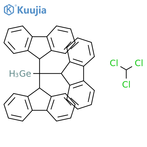Germane, tri-9H-fluoren-9-ylmethyl-, compd. with trichloromethane (1:1) structure
