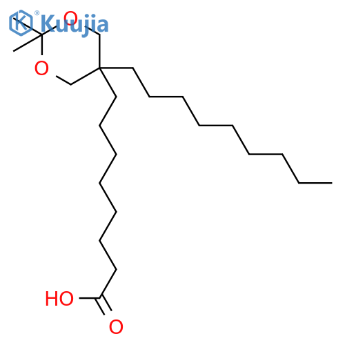 1,3-DIOXANE-5-OCTANOIC ACID, 2,2-DIMETHYL-5-NONYL- structure