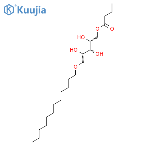 XYLITOL, 1-O-DODECYL-, 5-BUTANOATE structure