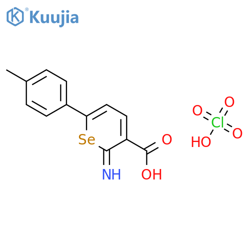 2H-Selenin-3-carboxylic acid, 2-imino-6-(4-methylphenyl)-, perchlorate structure