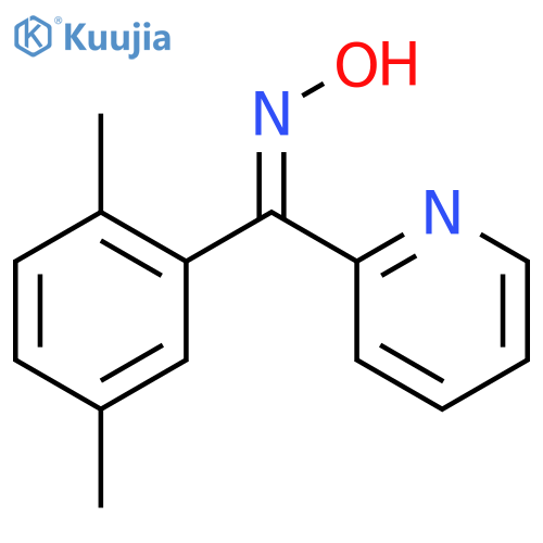 Methanone, (2,5-dimethylphenyl)-2-pyridinyl-, oxime structure