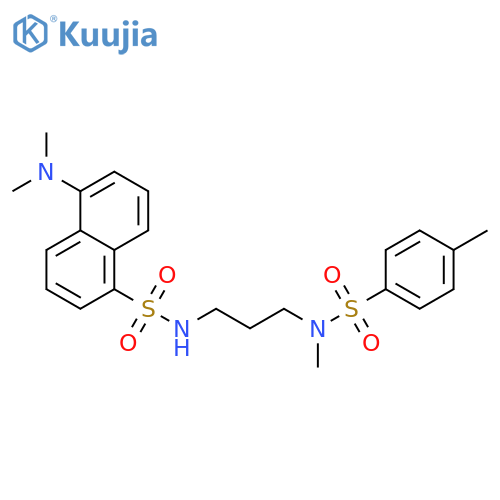 1-Naphthalenesulfonamide,5-(dimethylamino)-N-[3-[methyl[(4-methylphenyl)sulfonyl]amino]propyl]- structure