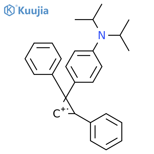 Cyclopropenylium, [4-[bis(1-methylethyl)amino]phenyl]diphenyl- structure