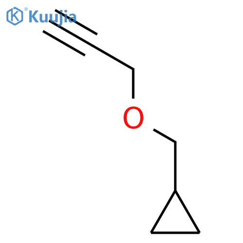 ((prop-2-yn-1-yloxy)methyl)cyclopropane structure