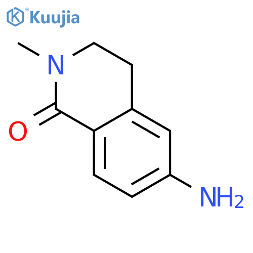 6-amino-2-methyl-1,2,3,4-tetrahydroisoquinolin-1-one structure