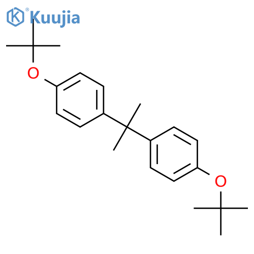 Benzene, 1,1'-(1-methylethylidene)bis[4-(1,1-dimethylethoxy)- structure