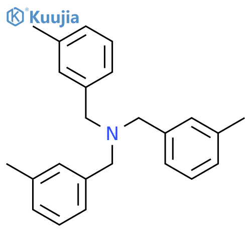 BENZENEMETHANAMINE, 3-METHYL-N,N-BIS[(3-METHYLPHENYL)METHYL]- structure