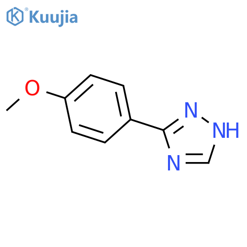 1H-1,2,4-Triazole, 3-(4-methoxyphenyl)- structure