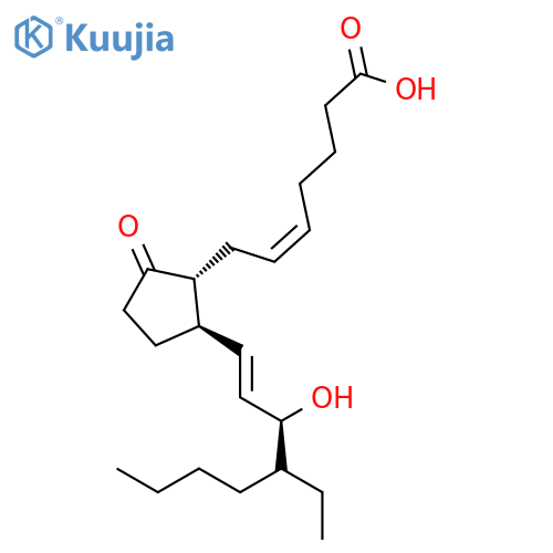 Prosta-5,13-dien-1-oic acid, 16-ethyl-15-hydroxy-9-oxo-, (5Z,13E,15S)- structure