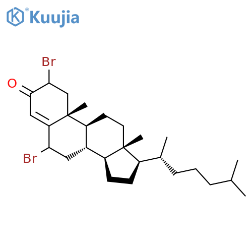 Cholest-4-en-3-one, 2,6-dibromo- structure