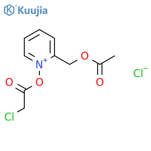 PYRIDINIUM, 2-[(ACETYLOXY)METHYL]-1-[(CHLOROACETYL)OXY]-, CHLORIDE structure