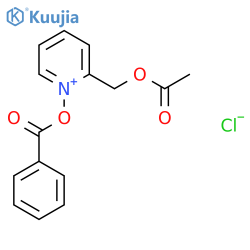 PYRIDINIUM, 2-[(ACETYLOXY)METHYL]-1-(BENZOYLOXY)-, CHLORIDE structure