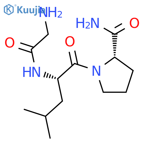 L-PROLINAMIDE, GLYCYL-L-LEUCYL- structure