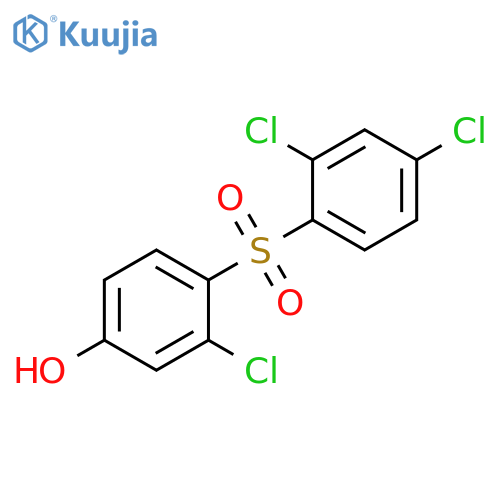 Phenol, 3-chloro-4-[(2,4-dichlorophenyl)sulfonyl]- structure