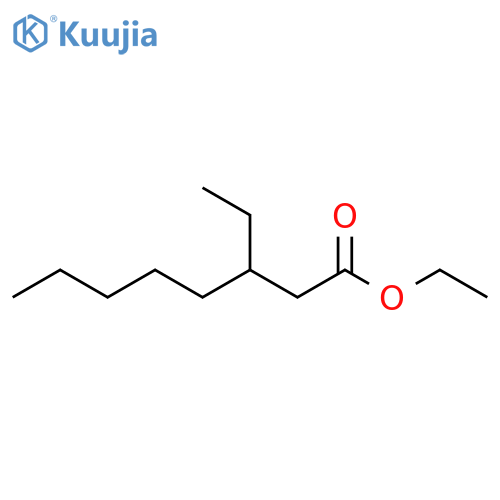 Octanoic acid, 3-ethyl-, ethyl ester structure