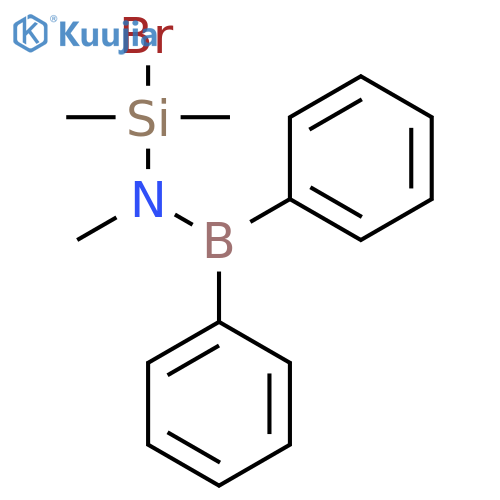 Boranamine, N-(bromodimethylsilyl)-N-methyl-1,1-diphenyl- structure