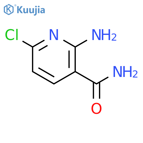 2-Amino-6-chloronicotinamide structure