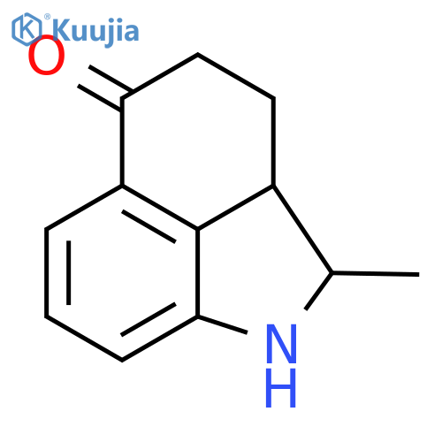 Benz[cd]indol-5(1H)-one, 2,2a,3,4-tetrahydro-2-methyl- structure