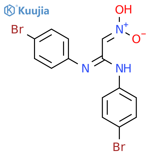 ETHANIMIDAMIDE, N,N'-BIS(4-BROMOPHENYL)-2-ACI-NITRO- structure