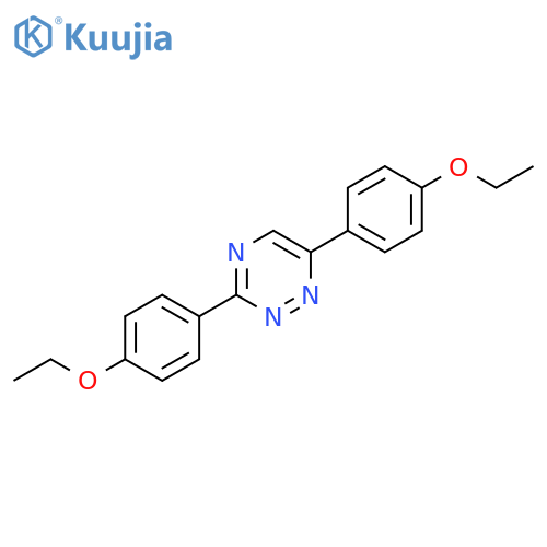 1,2,4-Triazine, 3,6-bis(4-ethoxyphenyl)- structure