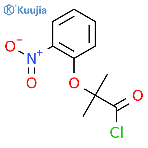 Propanoyl chloride, 2-methyl-2-(2-nitrophenoxy)- structure